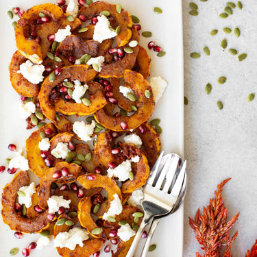Roasted Delicata Squash with 'Nduja + Ricotta