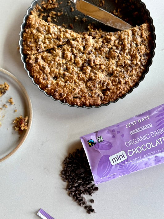Chewy Fruity Chocolate Chip Cookie Cake