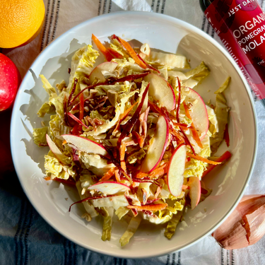 Zesty Orange Cabbage Slaw with Horseradish