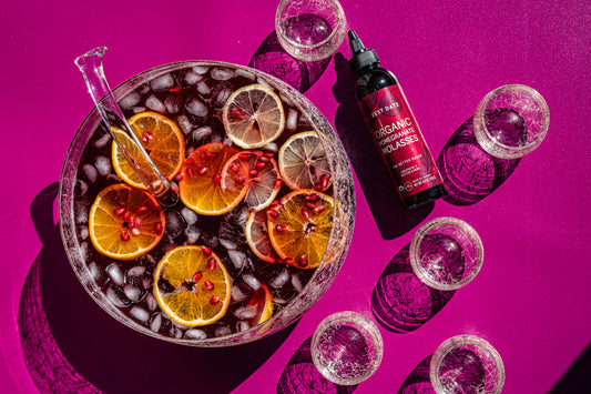 Festive Blood Orange Pomegranate Sangria