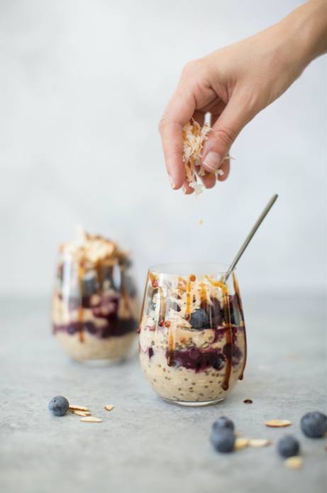 Blueberry Muffin Overnight Oats