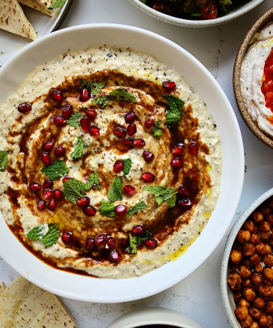 Baba Ganoush with Pomegranate