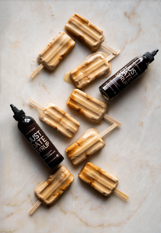 Creamy Date Coconut Yogurt Popsicles