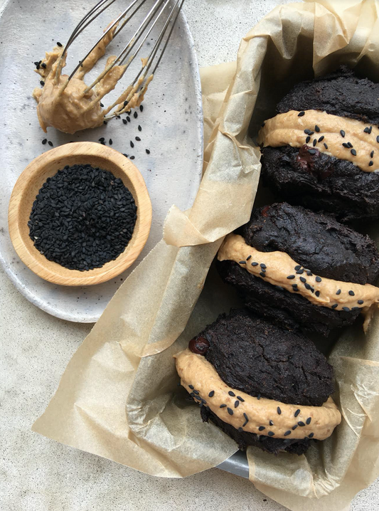 vegan chocolate gluten free whoopee pies