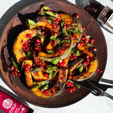 Mint Pomegranate Sumac Kabocha Squash