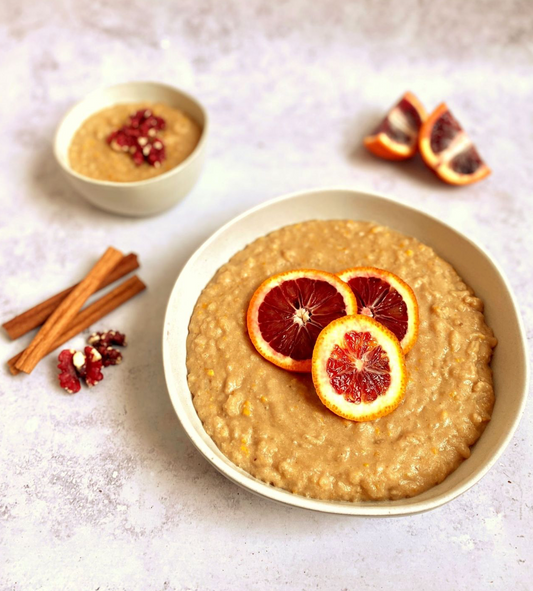 Vegan Bourbon Orange Rice Pudding