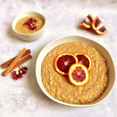 Vegan Bourbon Orange Rice Pudding