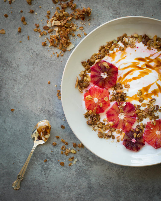Tahini Date Syrup Granola