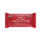 A red package of Just Date organic milk chocolate chips with product information displayed.