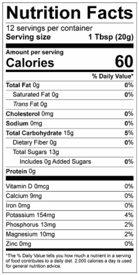 Organic Date Syrup